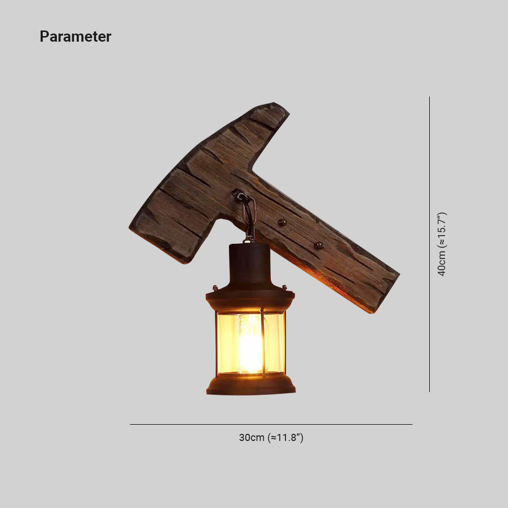 LumberjackGlow | Wandleuchte mit Holzaxt6