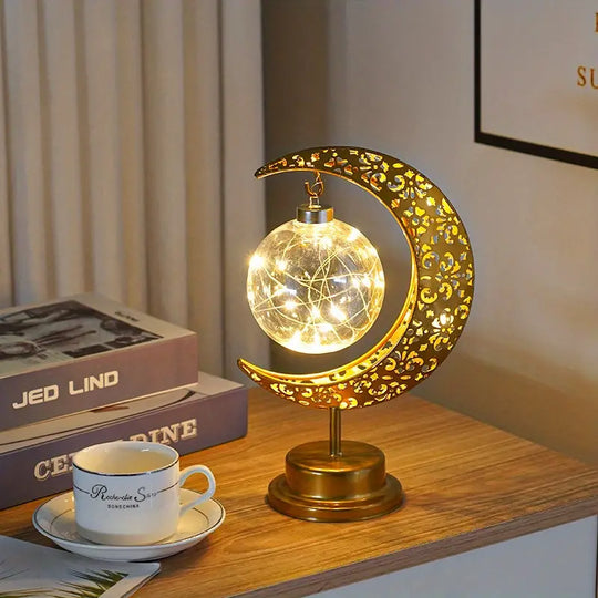 LunaGlow | Kreative & Luxus Tischlampe1