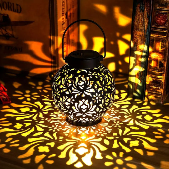 LunaLush | Retro & Elegante Solar-Gartenlaterne4
