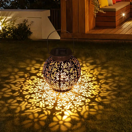 LunaLush | Retro & Elegante Solar-Gartenlaterne5