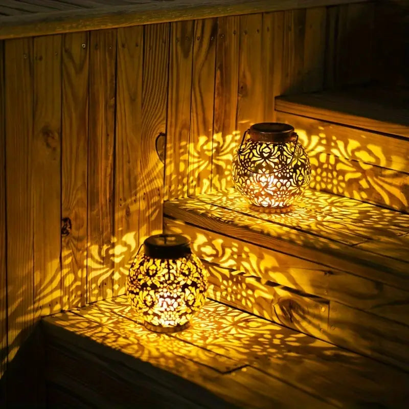 LunaLush | Retro & Elegante Solar-Gartenlaterne6