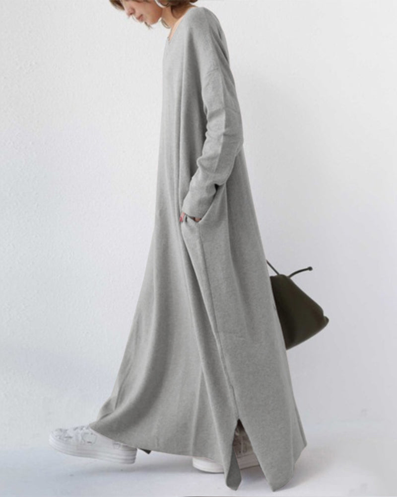 Malina | Damen Langarm Abendkleid | Maxi2