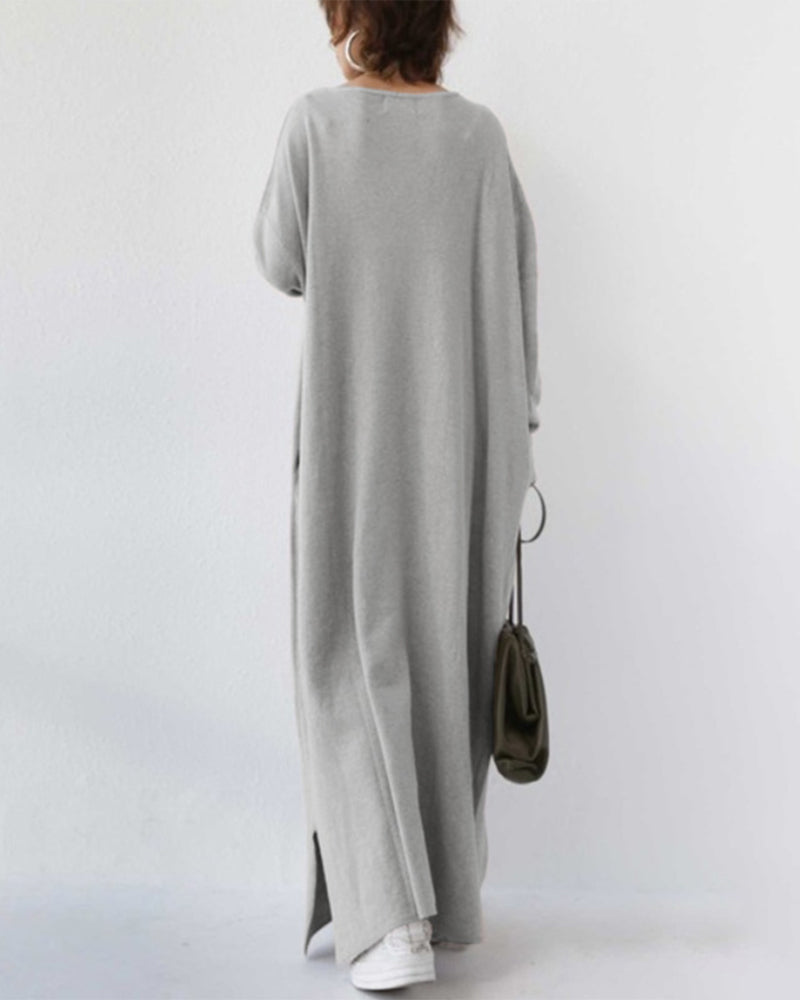 Malina | Damen Langarm Abendkleid | Maxi3