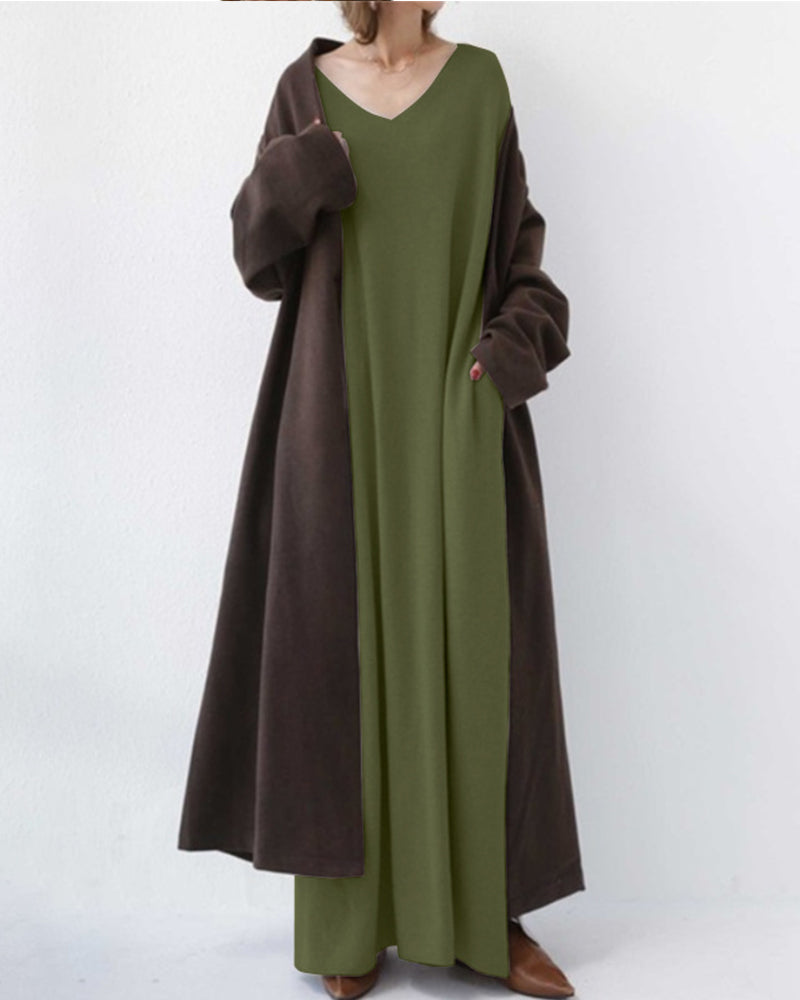 Malina | Damen Langarm Abendkleid | Maxi6