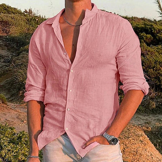 Marcello | Luftiges Leinenhemd | Herren2