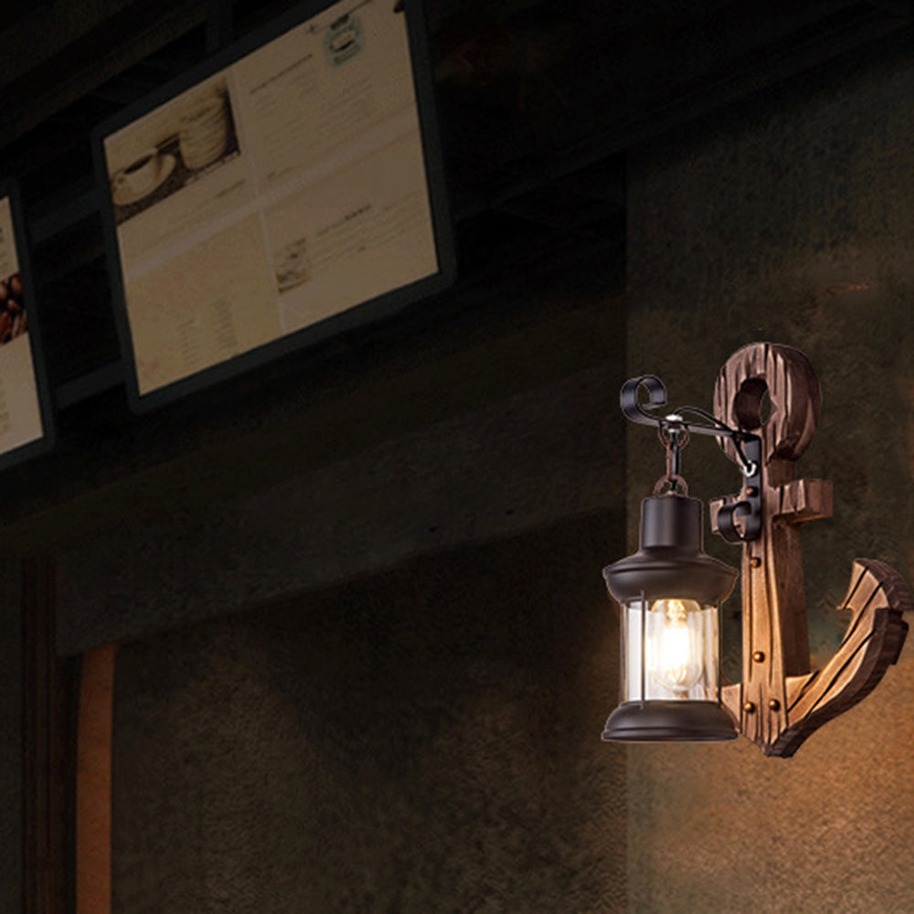 MarineGlow | Holz-Anker LED-Lampe12