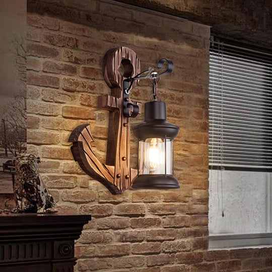 MarineGlow | Holz-Anker LED-Lampe4