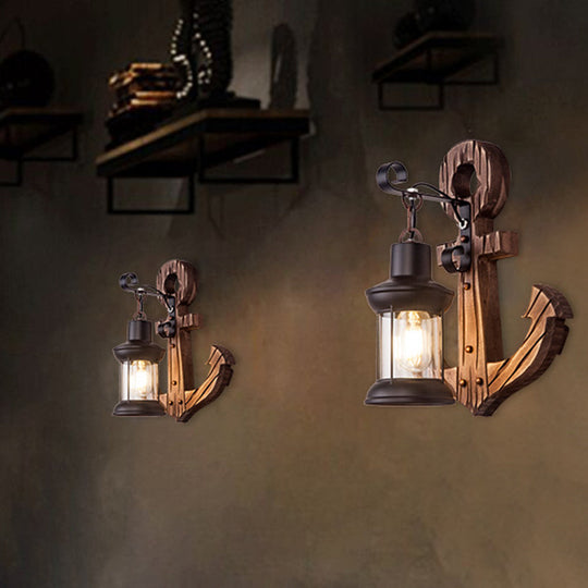 MarineGlow | Holz-Anker LED-Lampe5