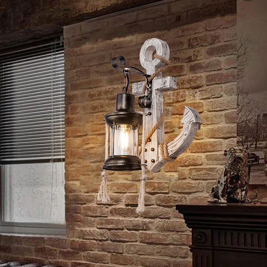 MarineGlow | Holz-Anker LED-Lampe8
