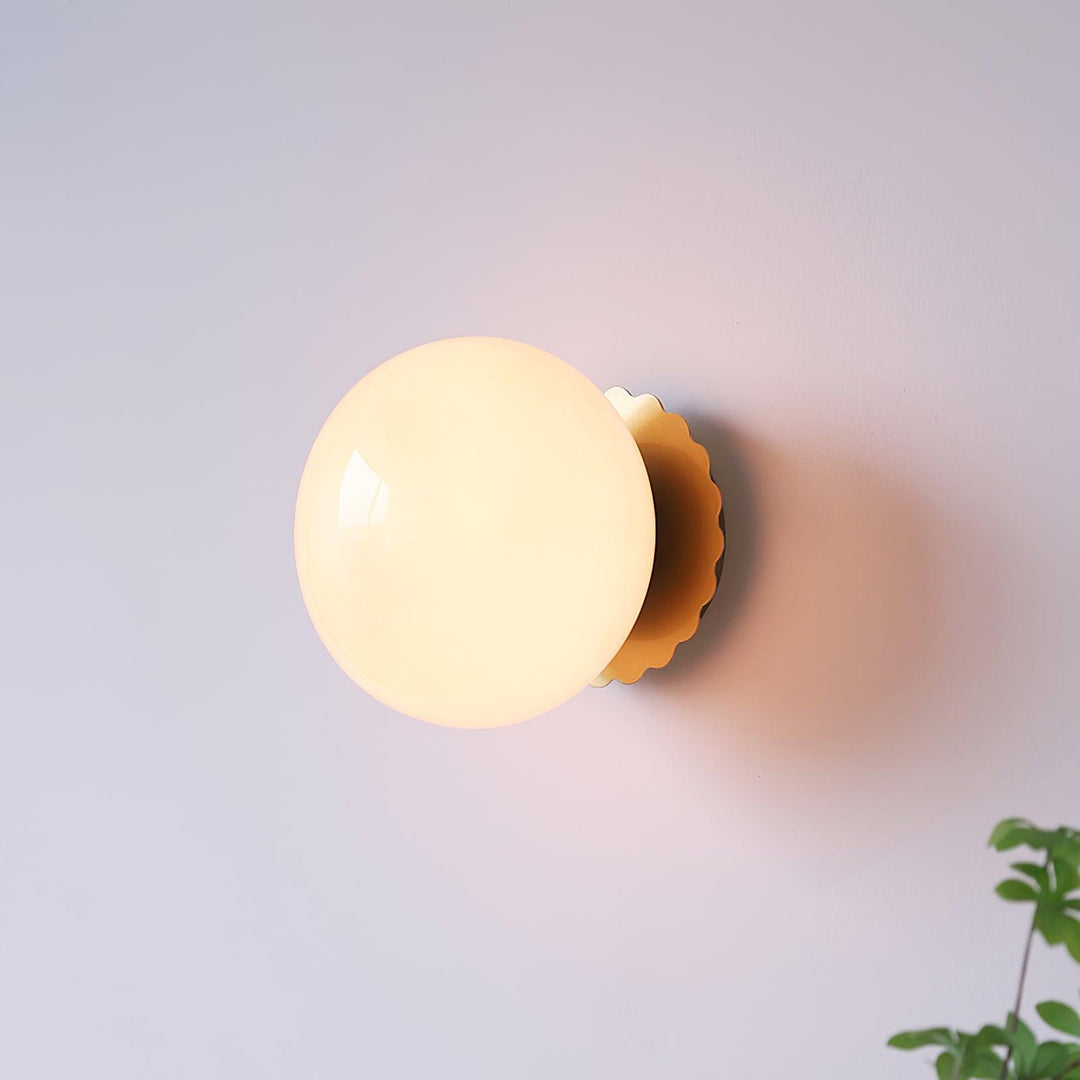 GlowMallow | Wandleuchte – Stilvolle Kugel mit Sanfter Ausstrahlung