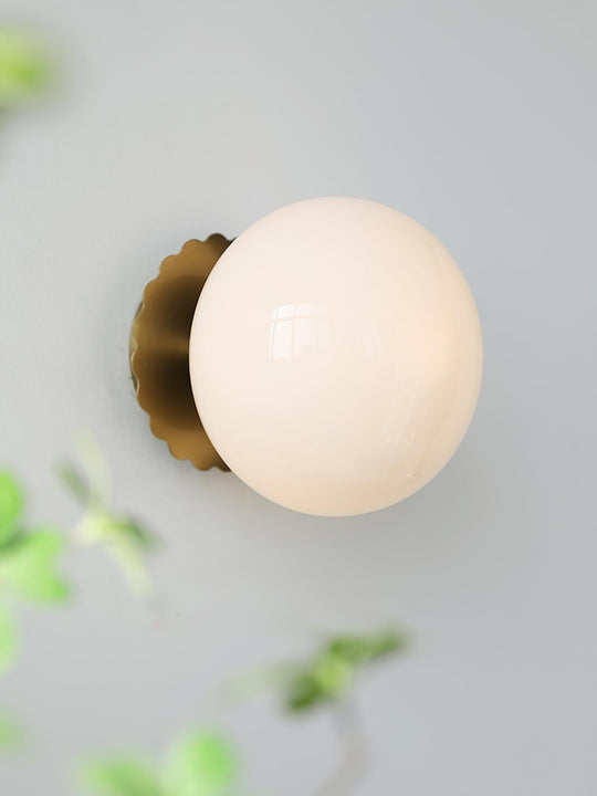 GlowMallow | Wandleuchte – Stilvolle Kugel mit Sanfter Ausstrahlung