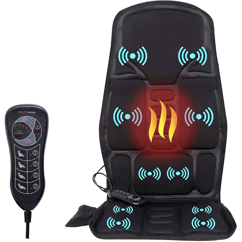 ReliefSeat | Massage-Auflage – Tragbare Shiatsu- & Knetfunktion