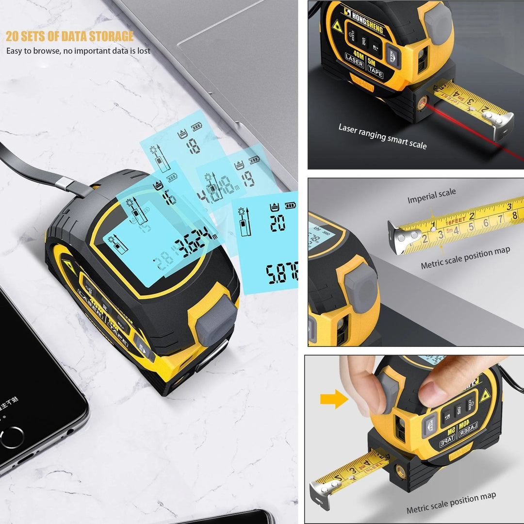 MeasurePro | Präzises 3-in-1 Infrarot-Laserbandmessgeräte3