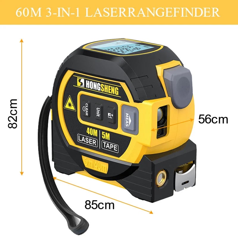 MeasurePro | Präzises 3-in-1 Infrarot-Laserbandmessgerät8