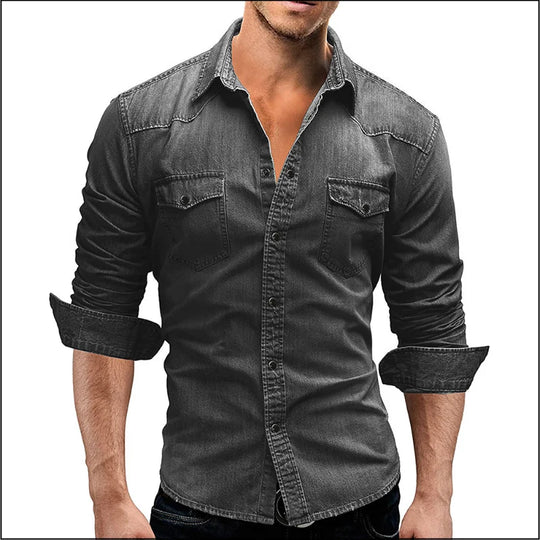 Leo | Denim-Hemd – Robustes Design für den modernen Mann