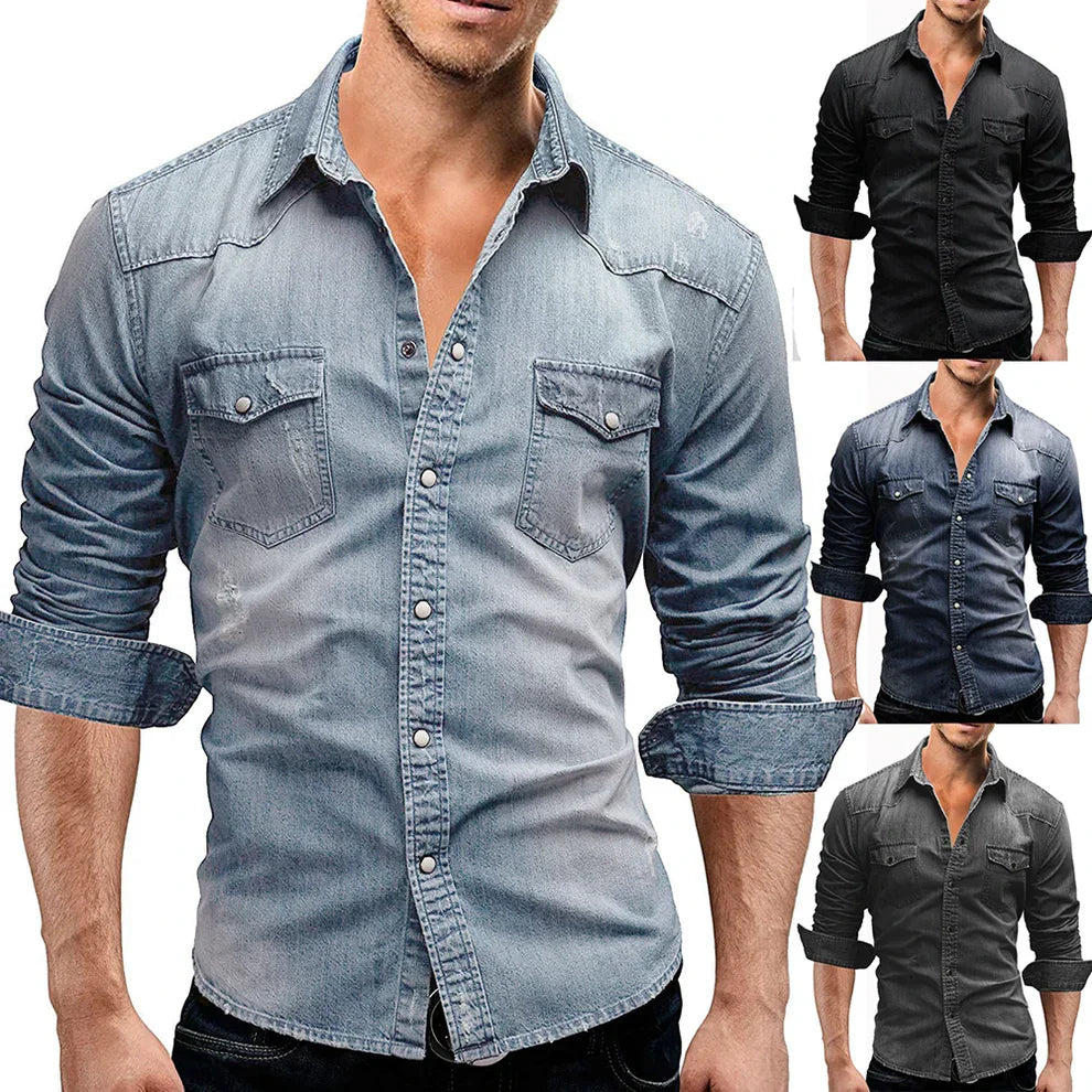 Leo | Denim-Hemd – Robustes Design für den modernen Mann
