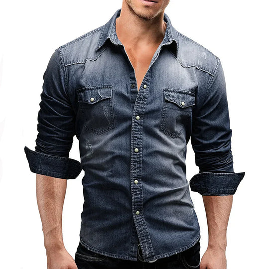 Leo | Denim-Hemd – Robustes Design für den modernen Mann