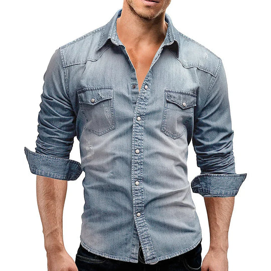 Leo | Denim-Hemd – Robustes Design für den modernen Mann