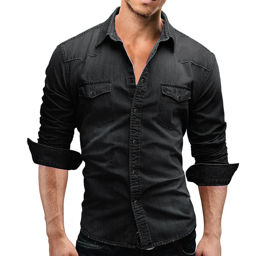 Leo | Denim-Hemd – Robustes Design für den modernen Mann