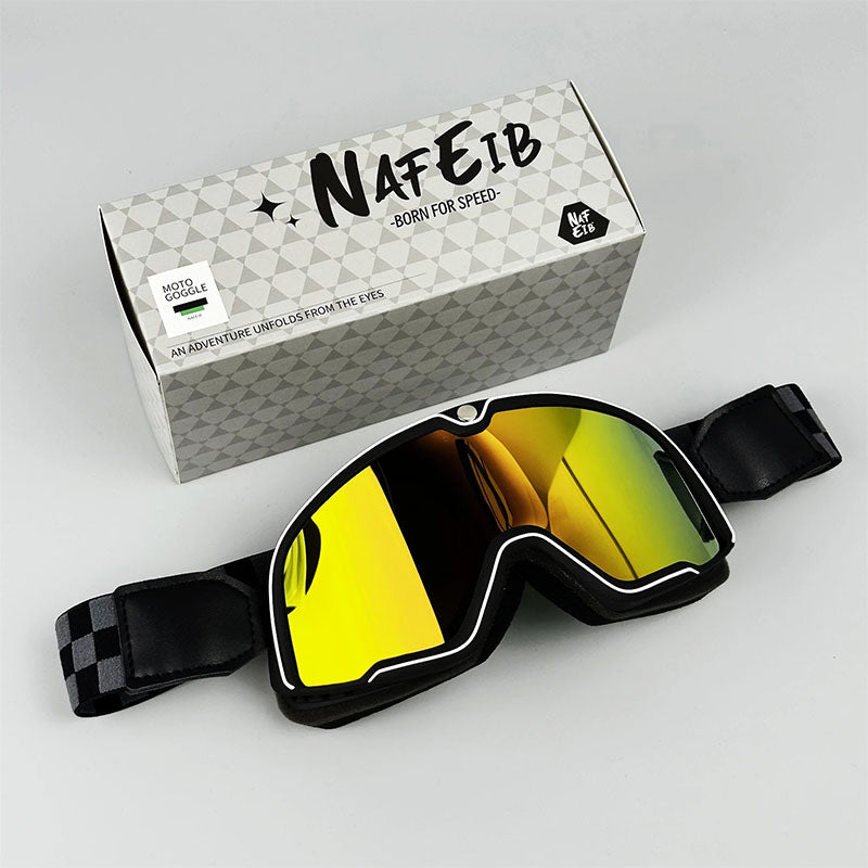 DustBlock | Herren Motorradbrille – Komfortabel & Helmkompatibel