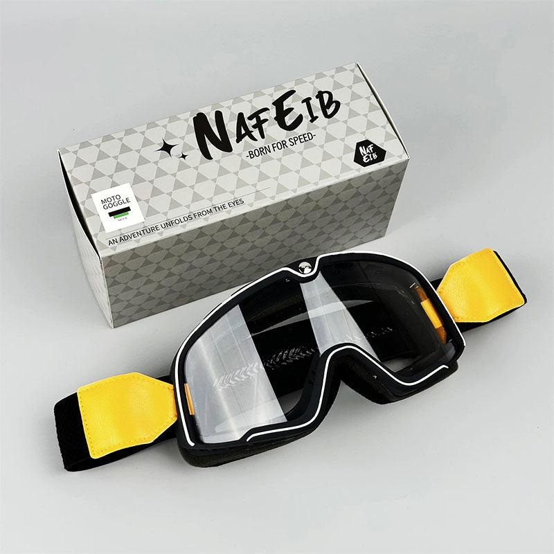 DustBlock | Herren Motorradbrille – Komfortabel & Helmkompatibel