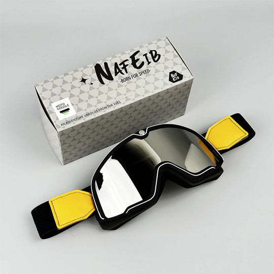 DustBlock | Herren Motorradbrille – Komfortabel & Helmkompatibel