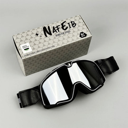 DustBlock | Herren Motorradbrille – Komfortabel & Helmkompatibel