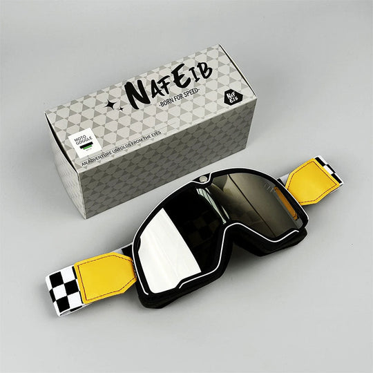 DustBlock | Herren Motorradbrille – Komfortabel & Helmkompatibel