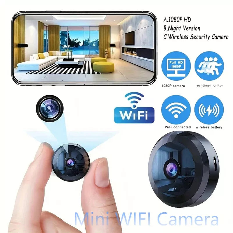 HomeWatch | Magnetische Mini-Überwachungskamera mit App-Steuerung