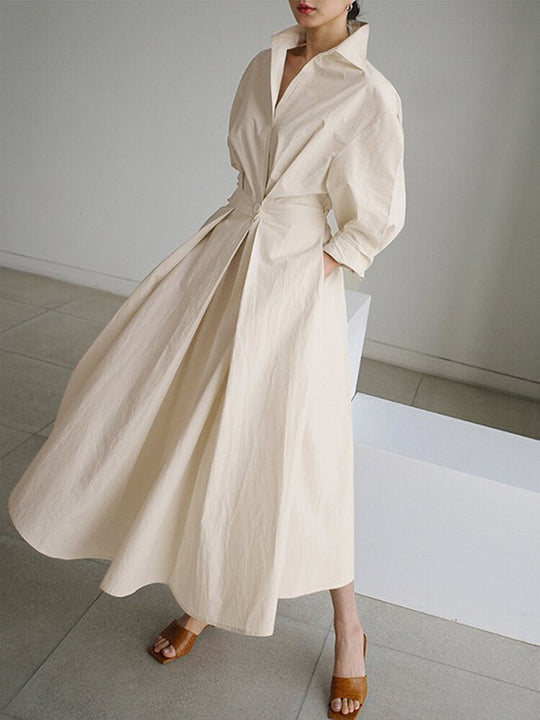Mira | Damen Langarm Abendkleid | Maxi2