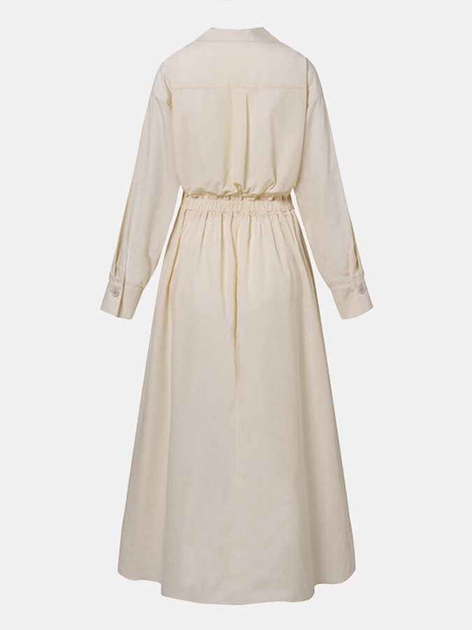 Mira | Damen Langarm Abendkleid | Maxi6
