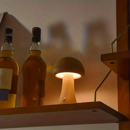 Mushglow | Einzigartige kabellose Pilzlampe4