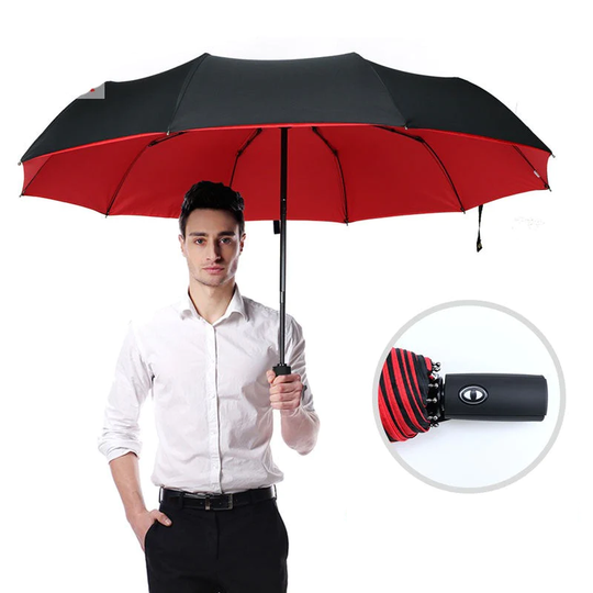 WindMate | Winddichter Regenschirm – Kompakter & Robuster Rahmen