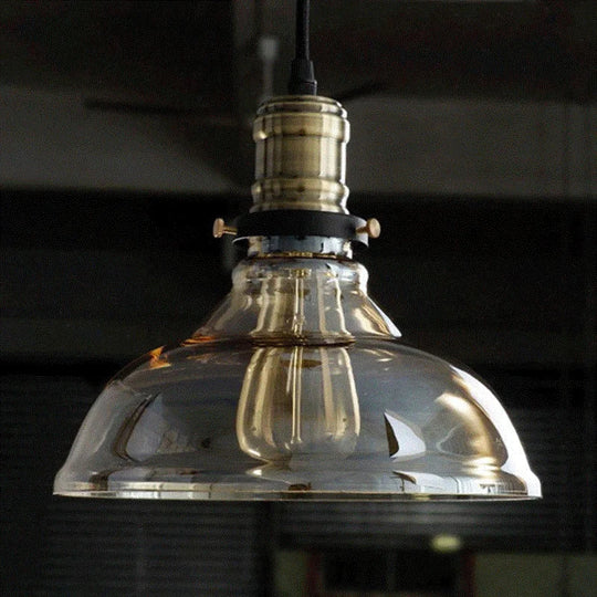 GlintGlow | Vintage Glas Deckenleuchte