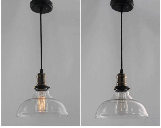GlintGlow | Vintage Glas Deckenleuchte