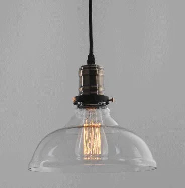 GlintGlow | Vintage Glas Deckenleuchte