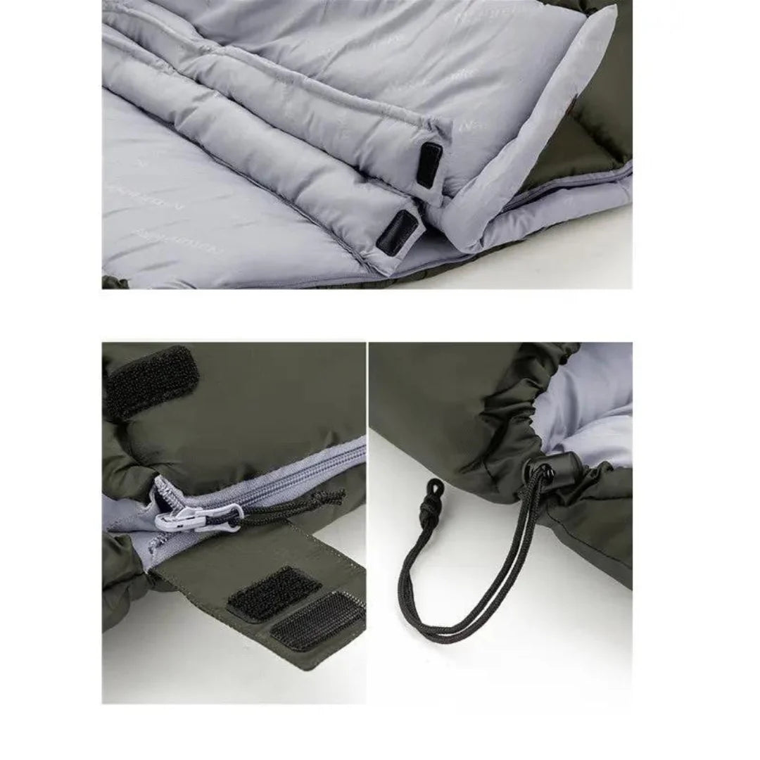 FrostWrap | Ultraleichter Outdoor-Schlafsack für kalte Nächte