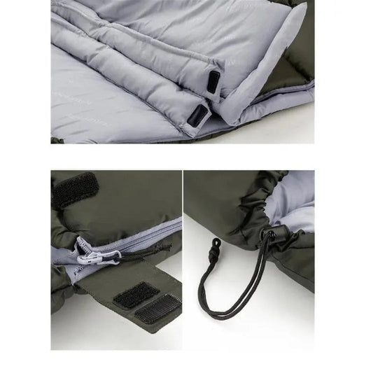 FrostWrap | Ultraleichter Outdoor-Schlafsack für kalte Nächte