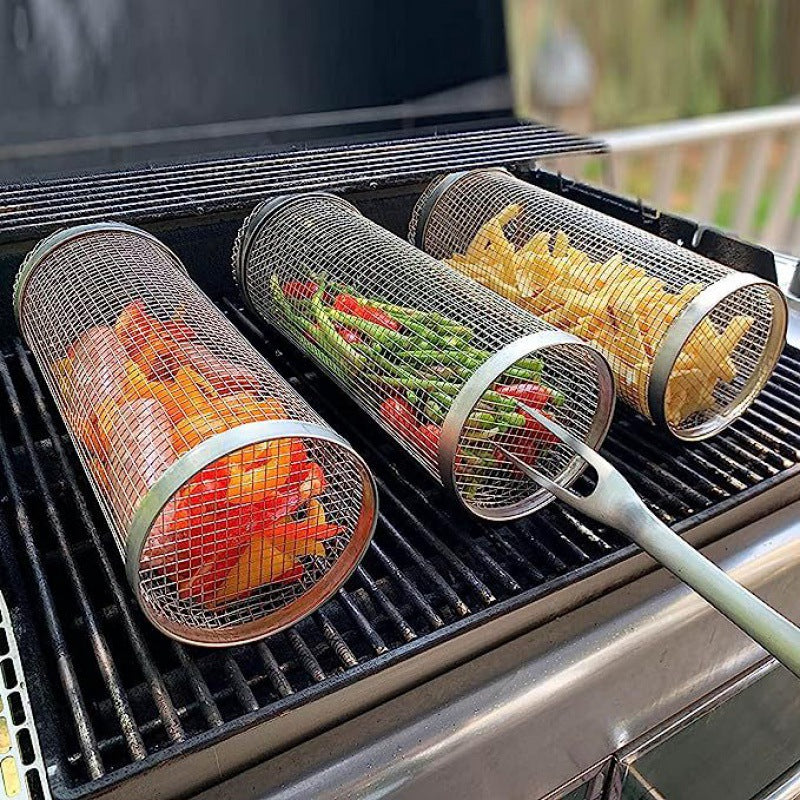 RoastMaster | Edelstahlkorb für Fisch, Fleisch & Gemüse