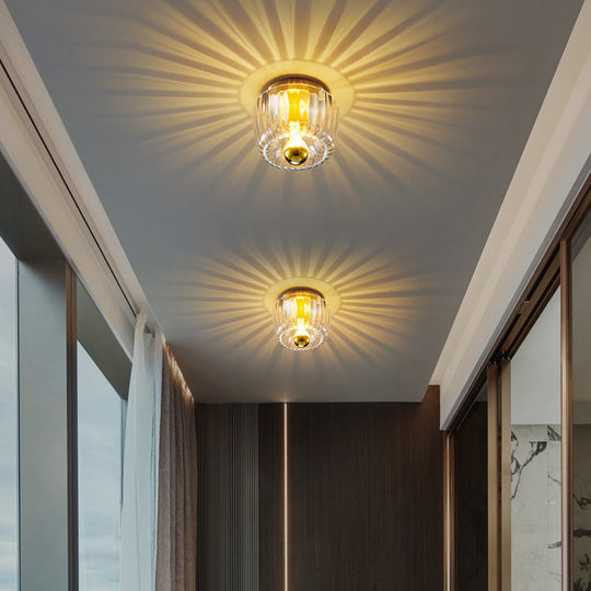BrassRay | Luxuslampe aus Kupfer & Glas im Sonnenstil