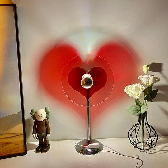RubyLine | Kreative Herzform 1-Licht LED Vibes Stehlampe