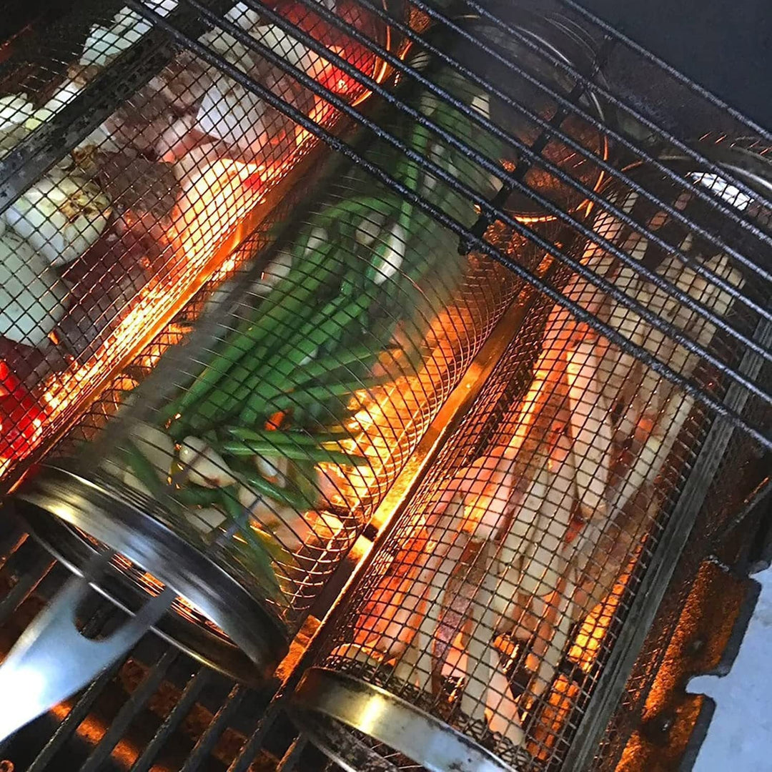 RoastMaster | Edelstahlkorb für Fisch, Fleisch & Gemüse