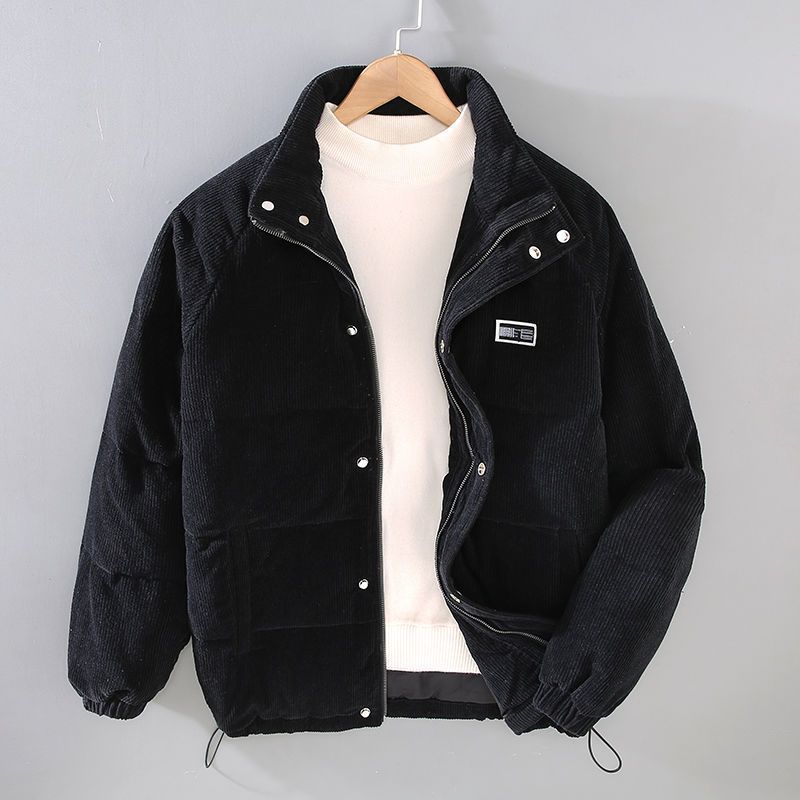 Damenjacke - Gepolsterte Winterjacke aus Wolle und Polyester mit Kapuze-4