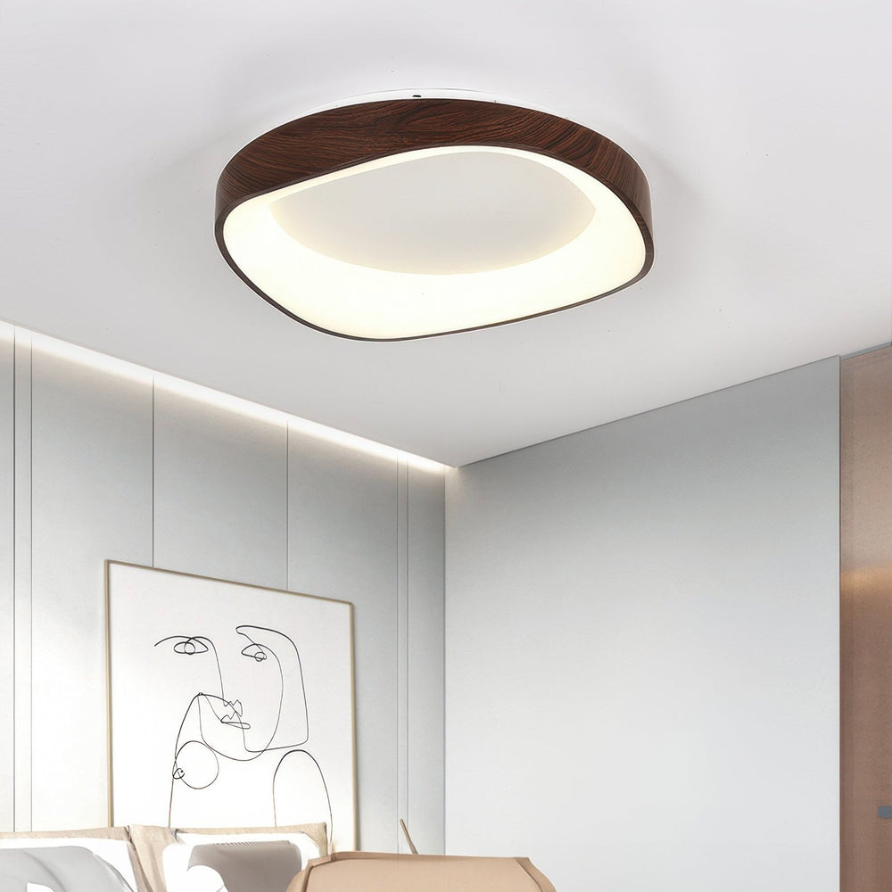 GrainLoom | Deckenleuchte – Künstlerische Holzmaserung mit LED-Technologie