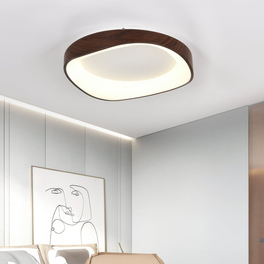 GrainLoom | Deckenleuchte – Künstlerische Holzmaserung mit LED-Technologie