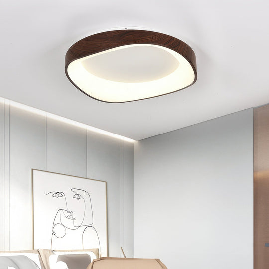 GrainLoom | Deckenleuchte – Künstlerische Holzmaserung mit LED-Technologie