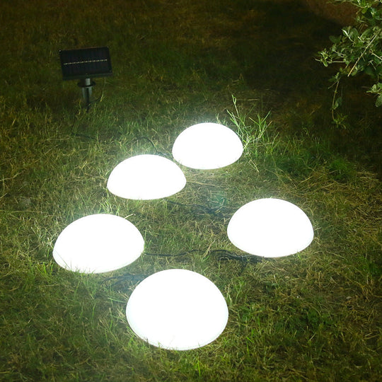 SolarDome | Halbkugel LED Gartenlichter im 5er Set