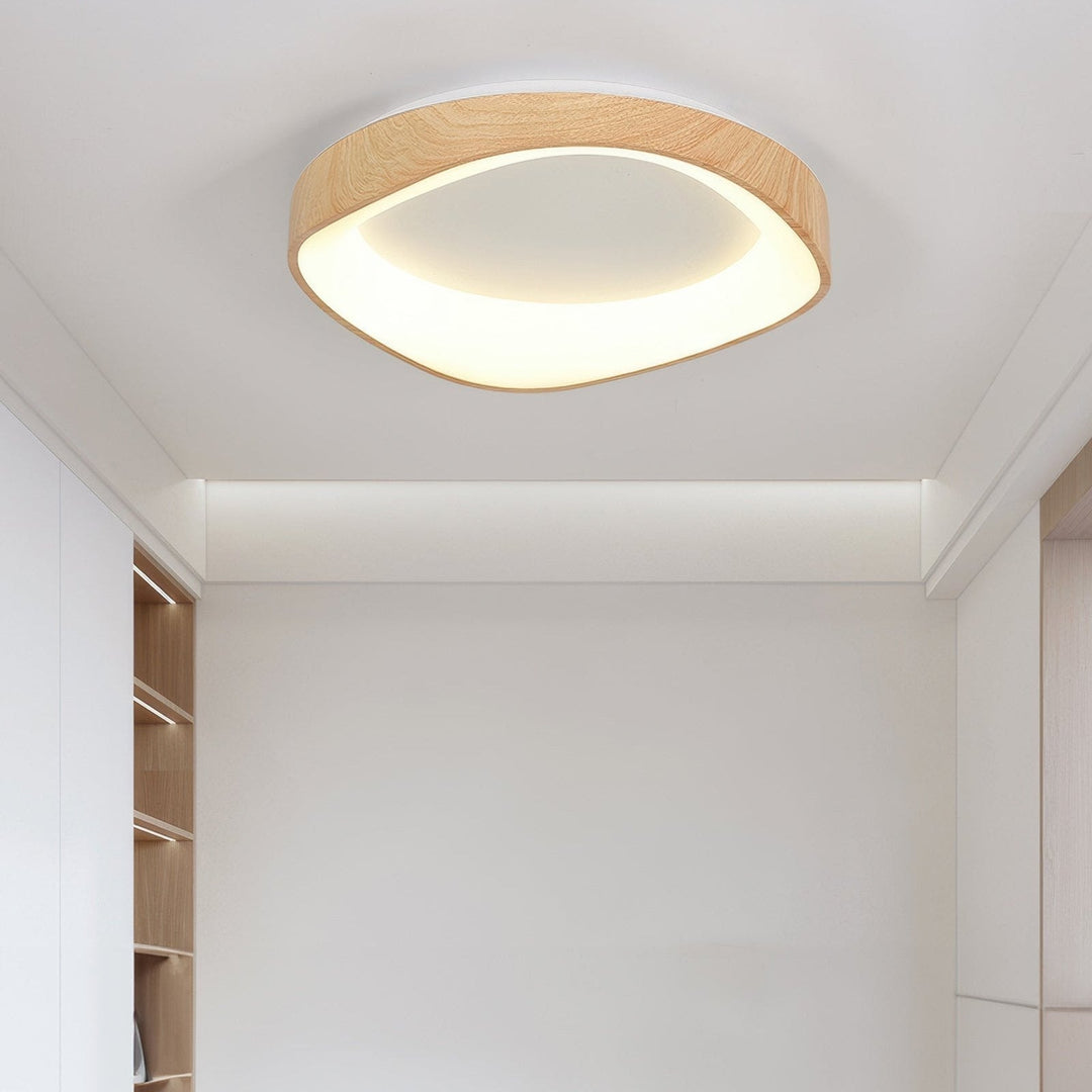 GrainLoom | Deckenleuchte – Künstlerische Holzmaserung mit LED-Technologie