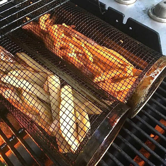 RoastMaster | Edelstahlkorb für Fisch, Fleisch & Gemüse