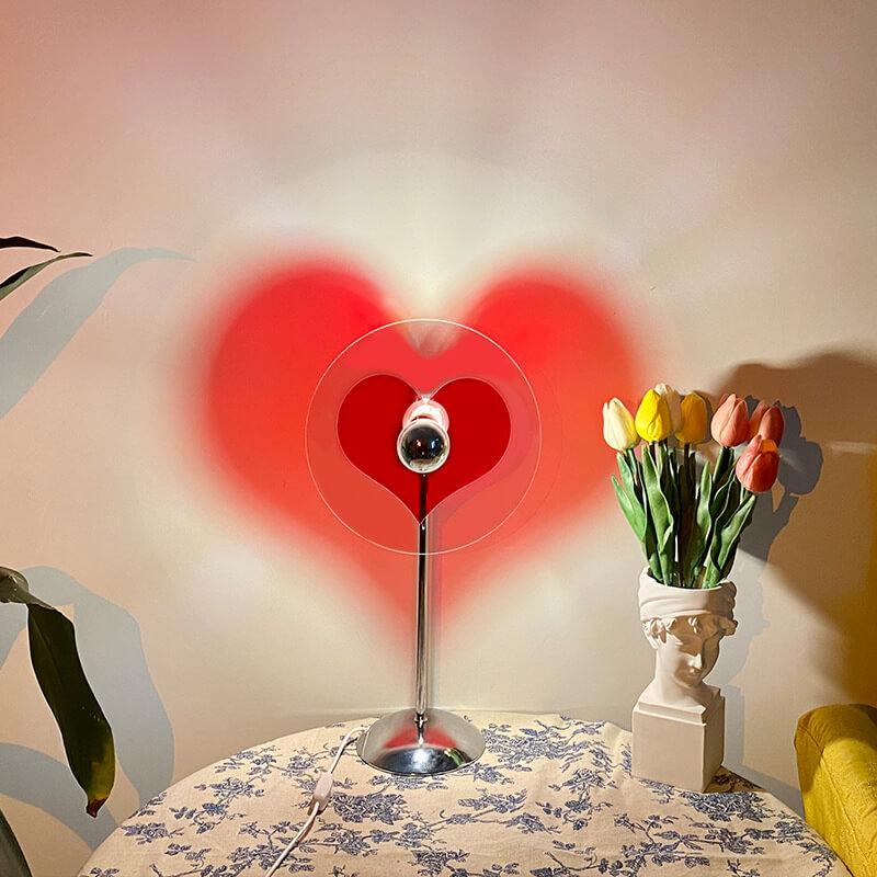 RubyLine | Kreative Herzform 1-Licht LED Vibes Stehlampe